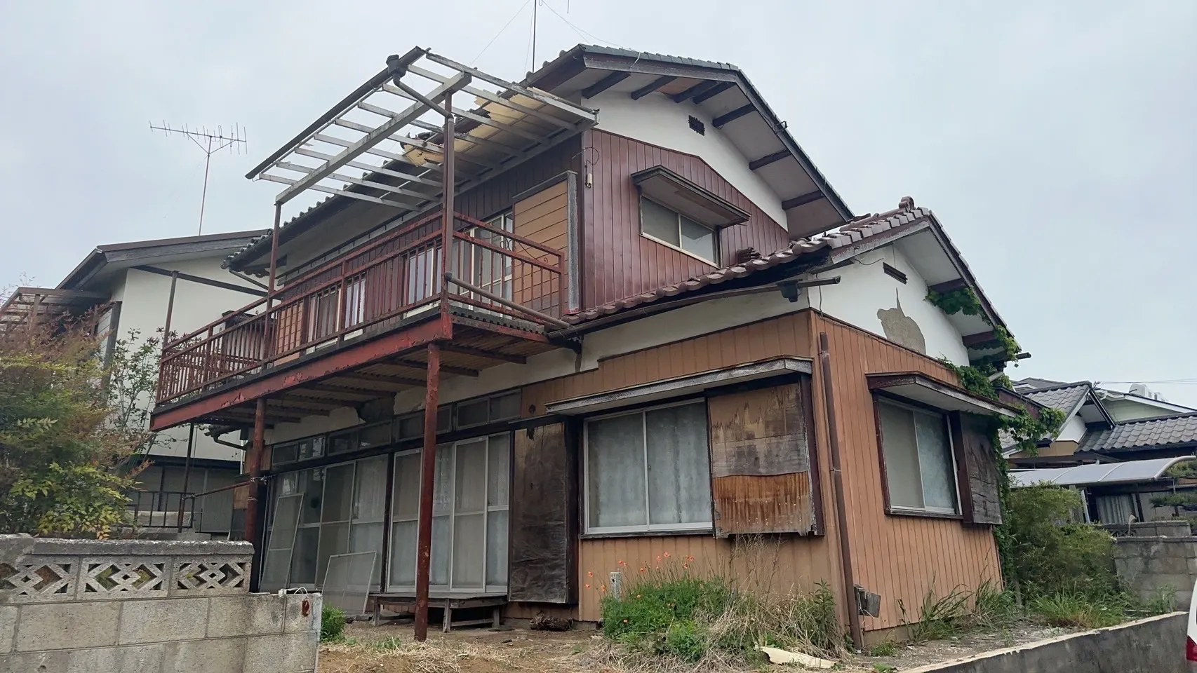 木造2階建解体工事